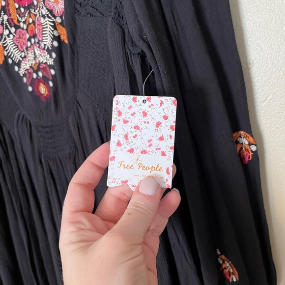 Free People Mohave Embroidered Mini Dress NWT - Picture 4 of 7